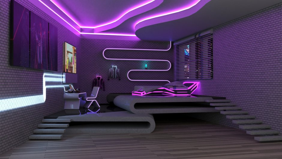 Vaporwave комната