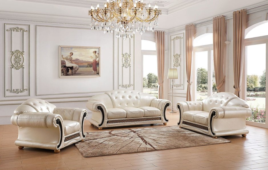 Мебель Версаче комплект диван кресло