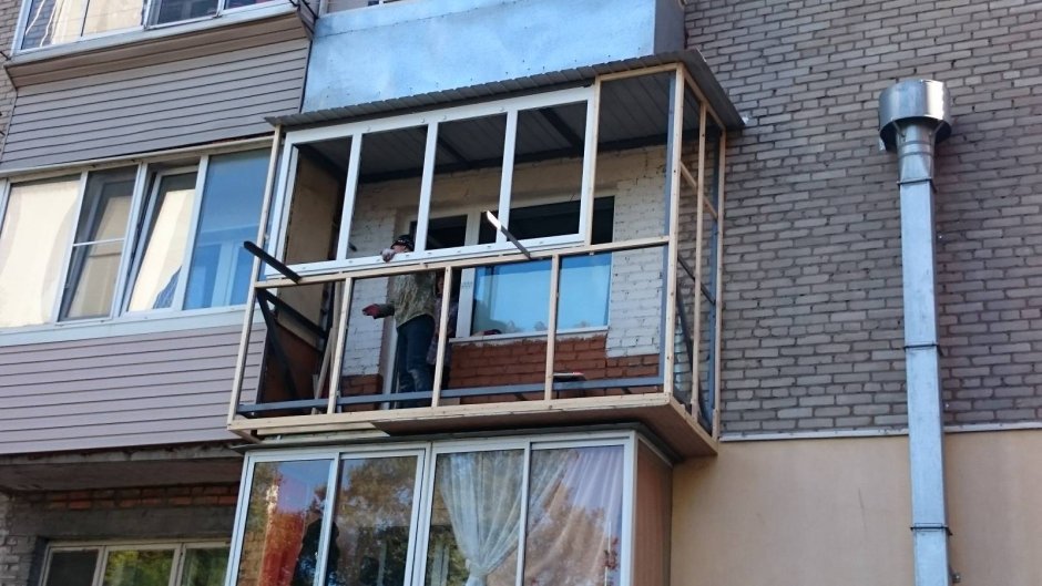 Лоджия без остекления