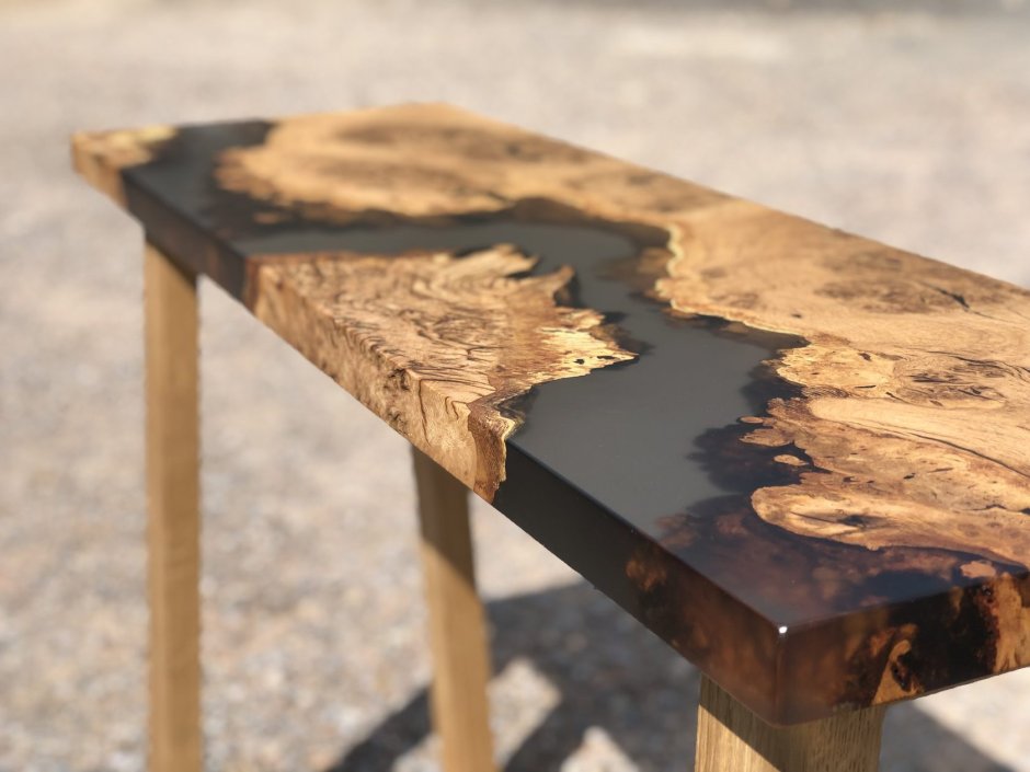 Epoxy Resin River Table. Мебель