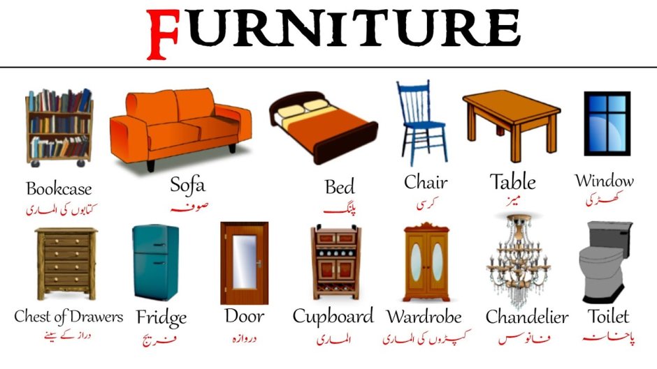 Home Furniture names