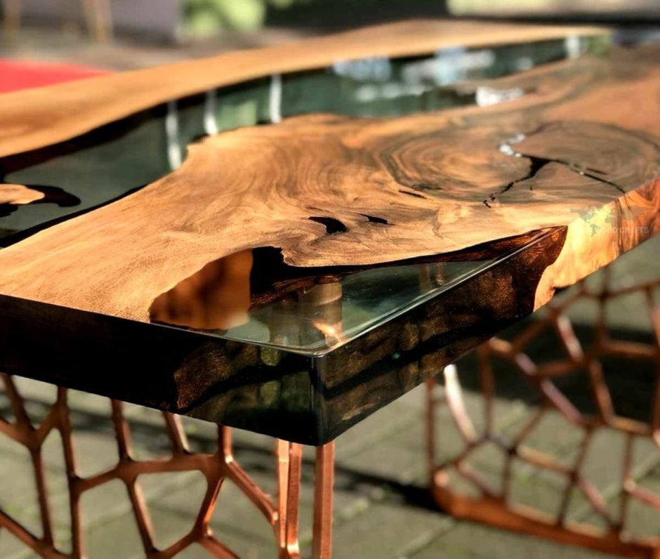 Slab Wood эпоксидная смола