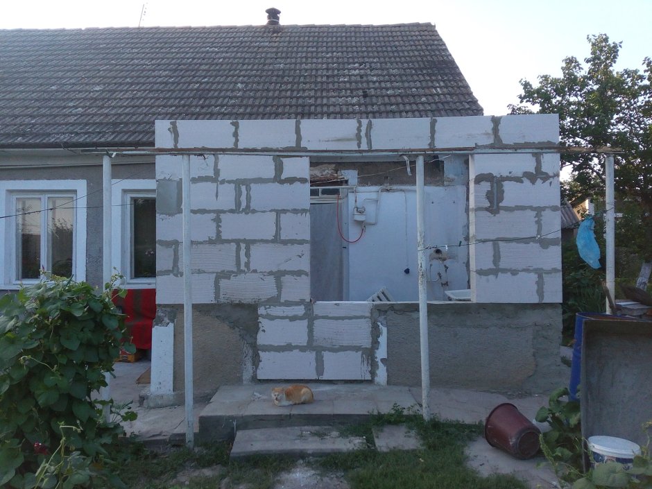 Застекленная веранда прихожая