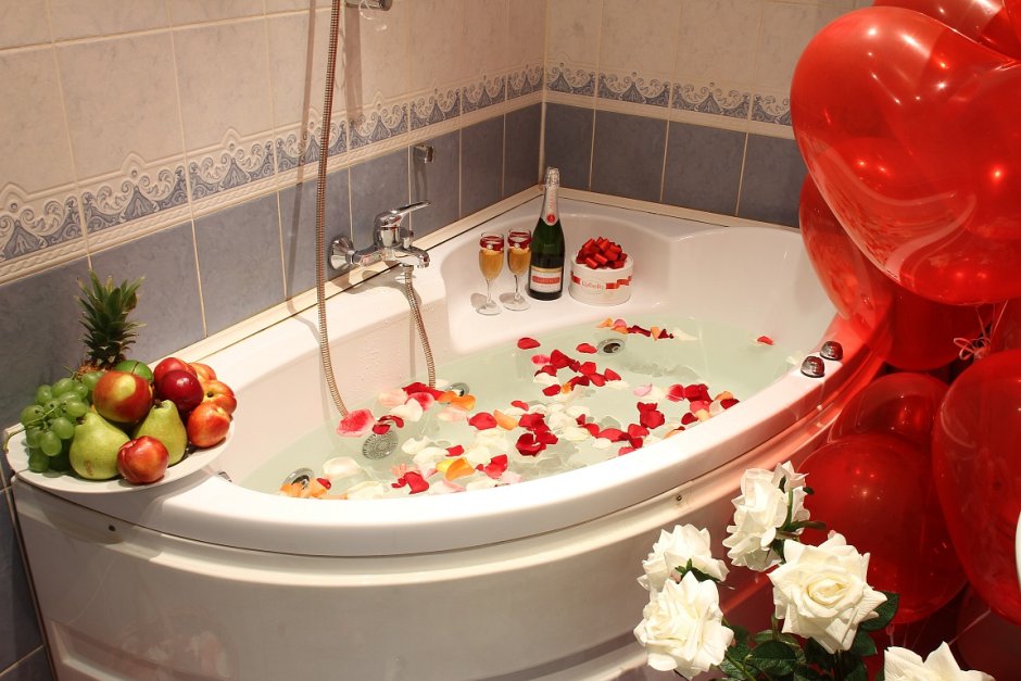 Романтика в ванной