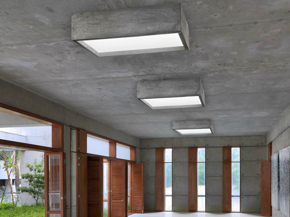 Светильники на бетонный потолок
