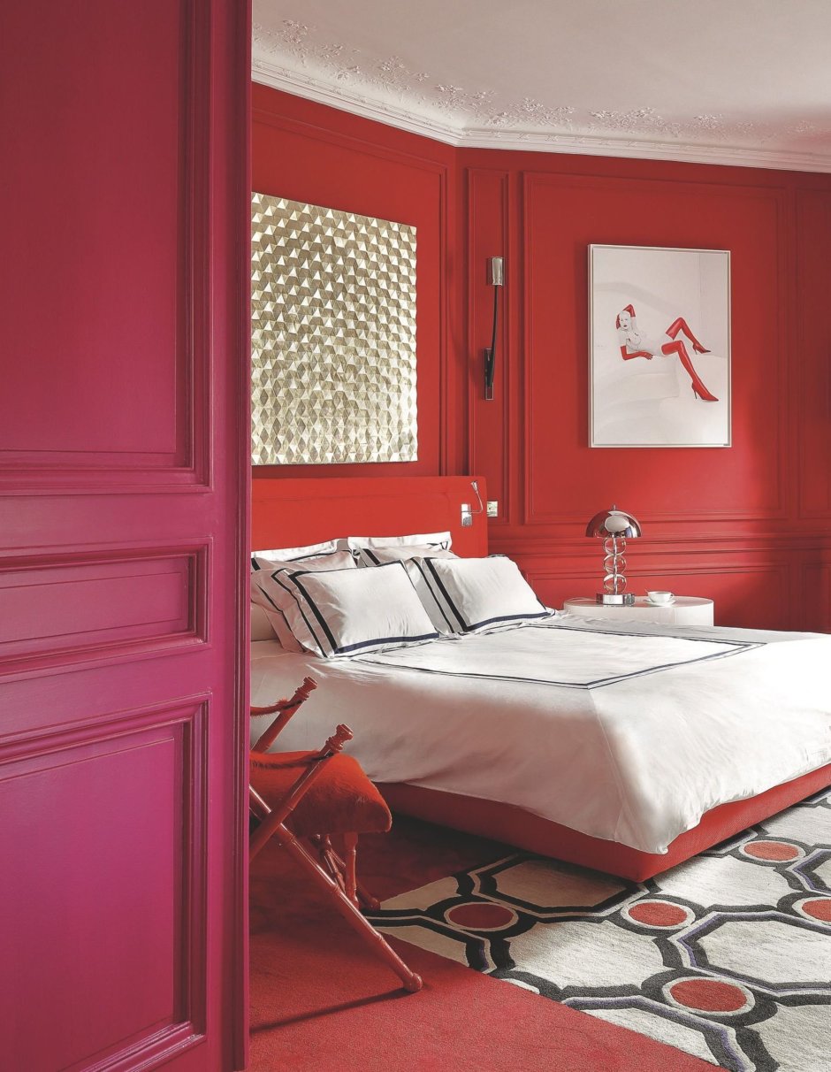 Спальня в Красном стиле
