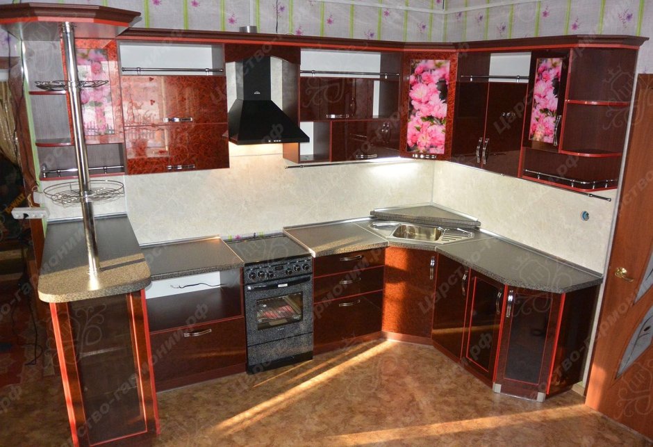 Угловой бар для кухни