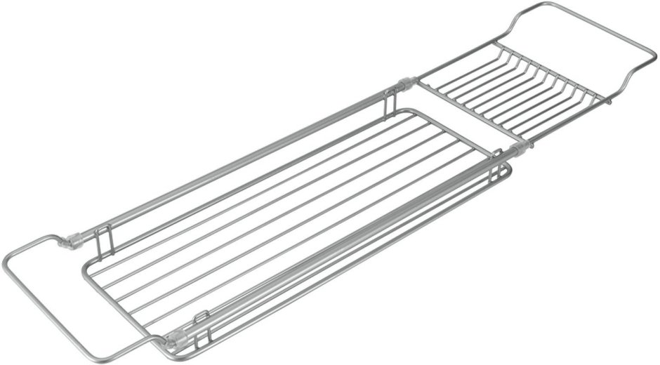 Металтекс 460420 полка на ванную онда 67/88х17 см.