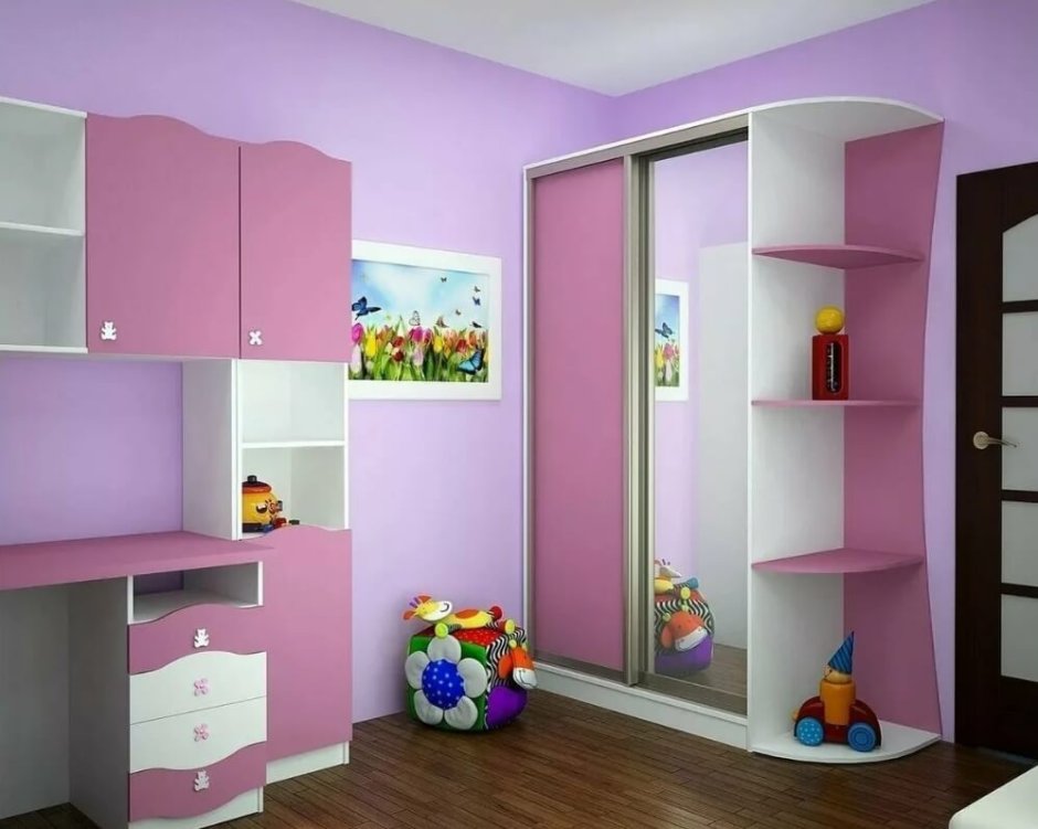 Шкаф купе для детской комнаты