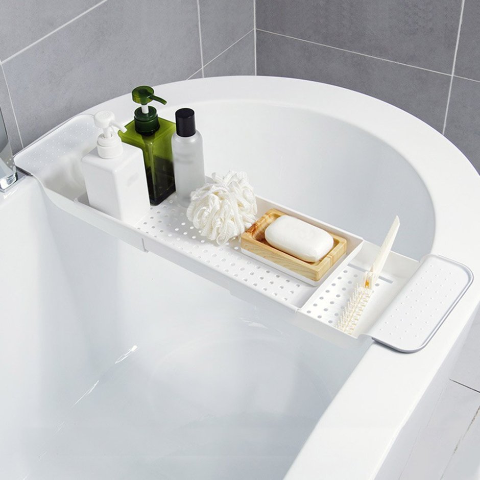 Нинбо полка раздвижная Bath Tray