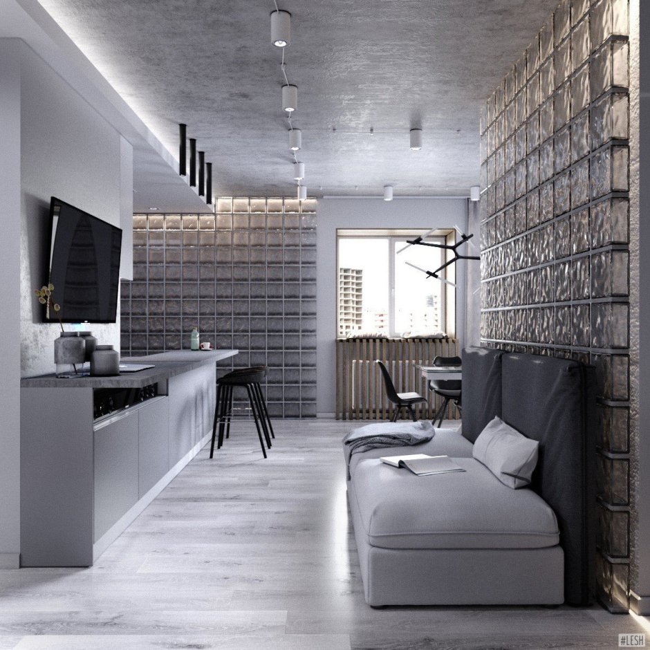 Квартира в стиле лофт Минимализм