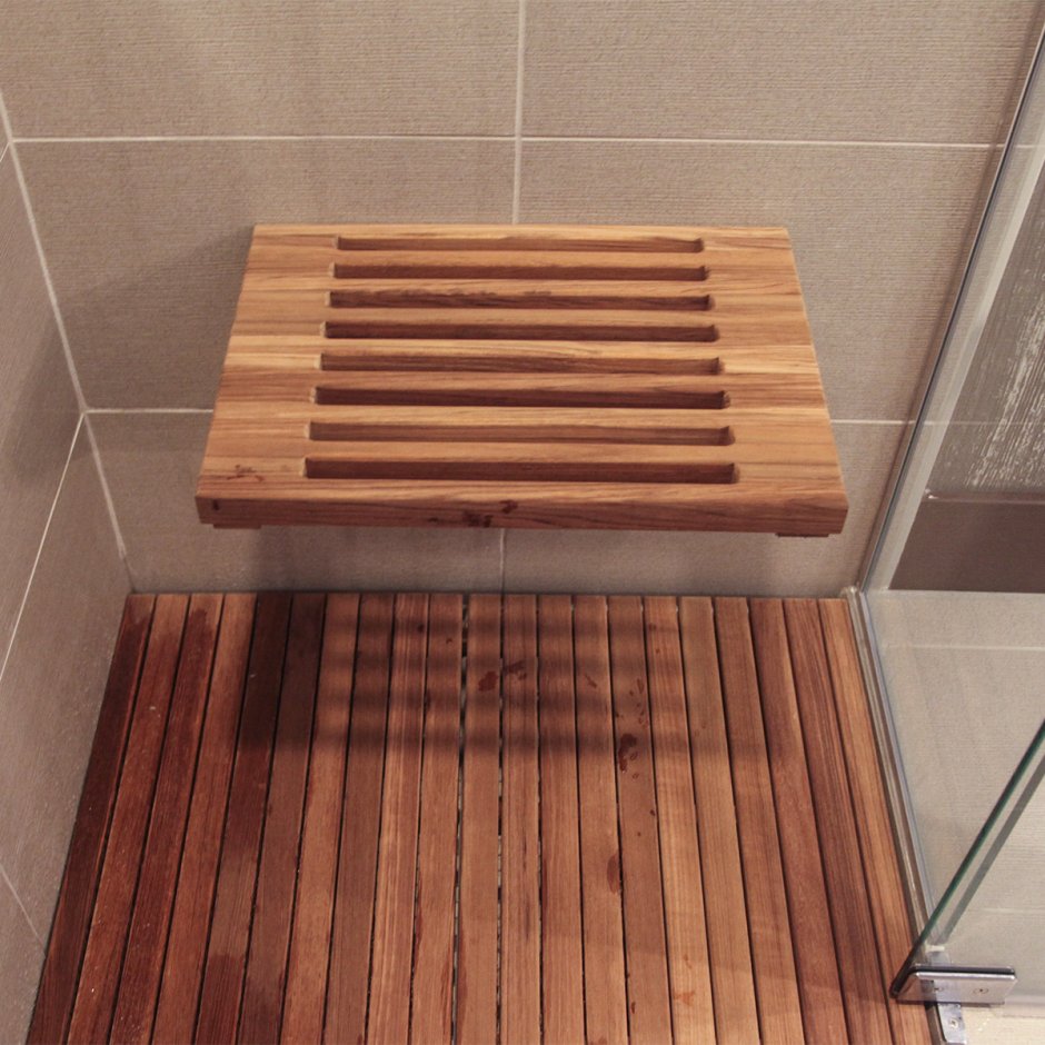 Teak Shower Bench