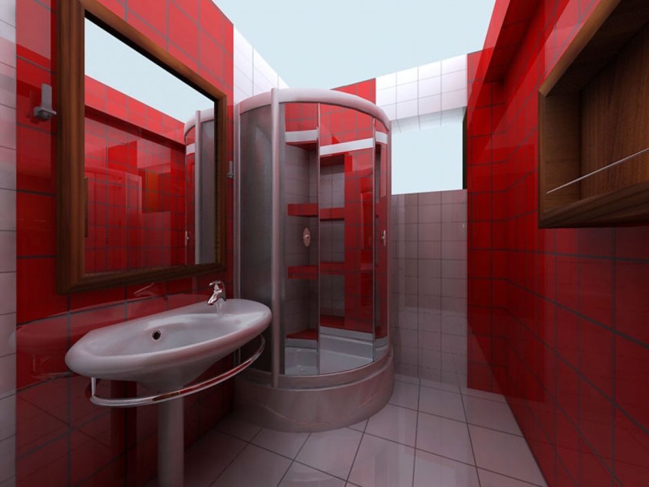 Проекты ванной комнаты с душевой кабиной