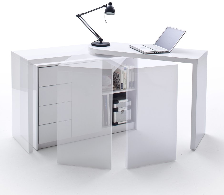 Стол компьютерный Homeoffice (белый, 1200х550х964 мм)