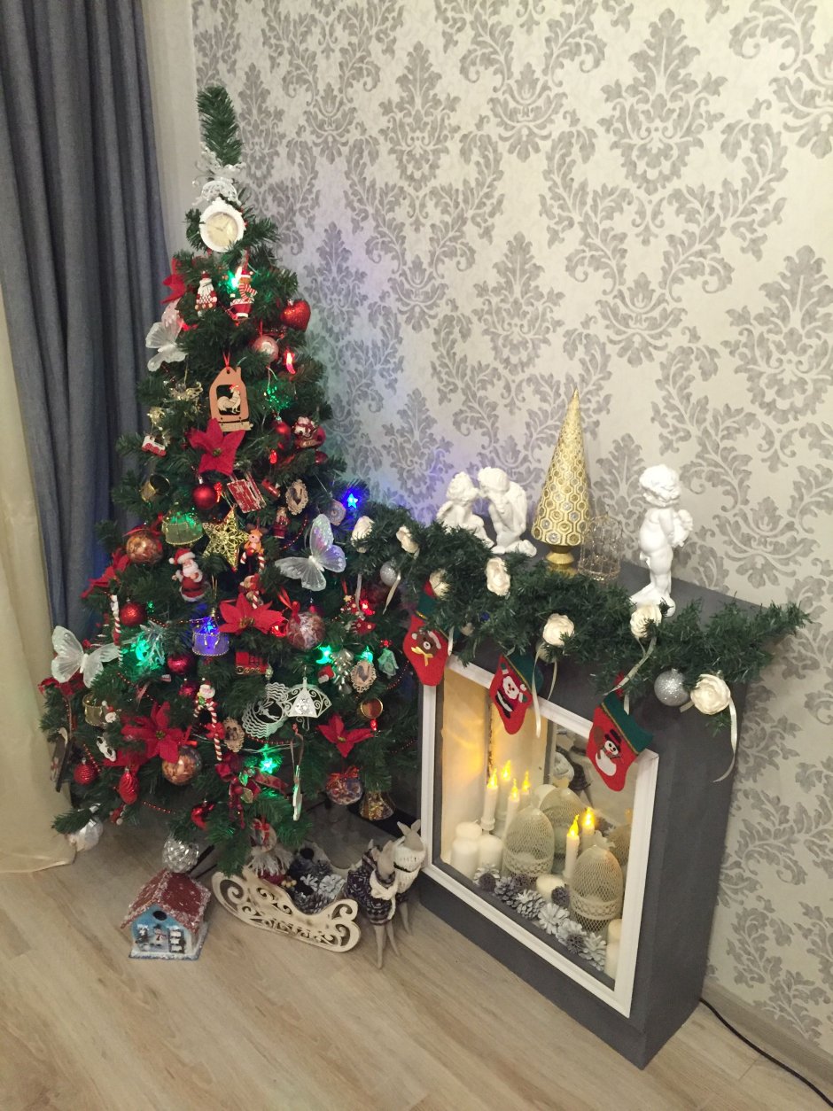 Новогодний уголок новогодний декор