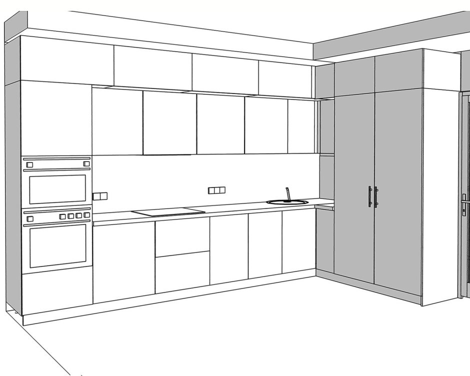 Эскизный проект кухни