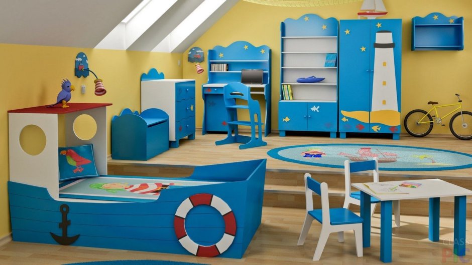Встроенная детская комната