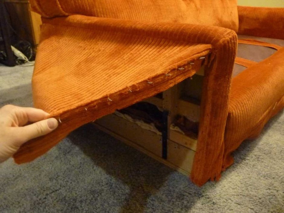 Старый диван переделка