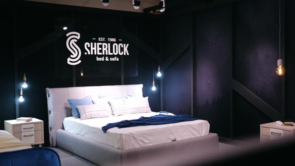 Спальня в серебристых тонах