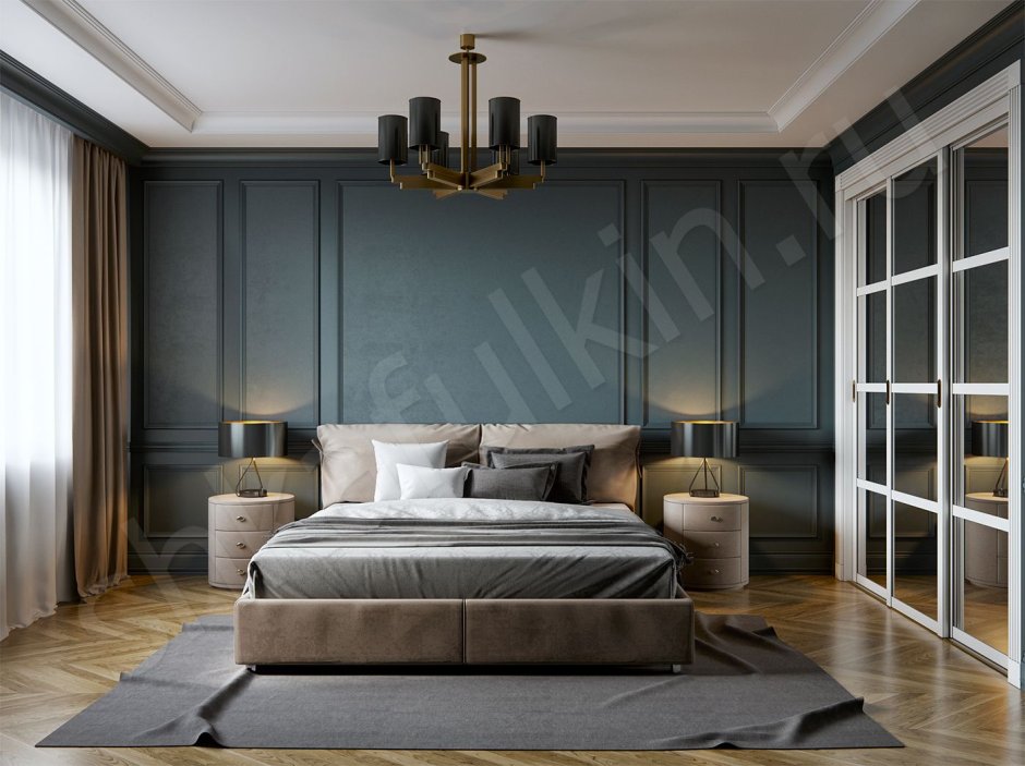 Спальня Шерлок ясень Анкор темный