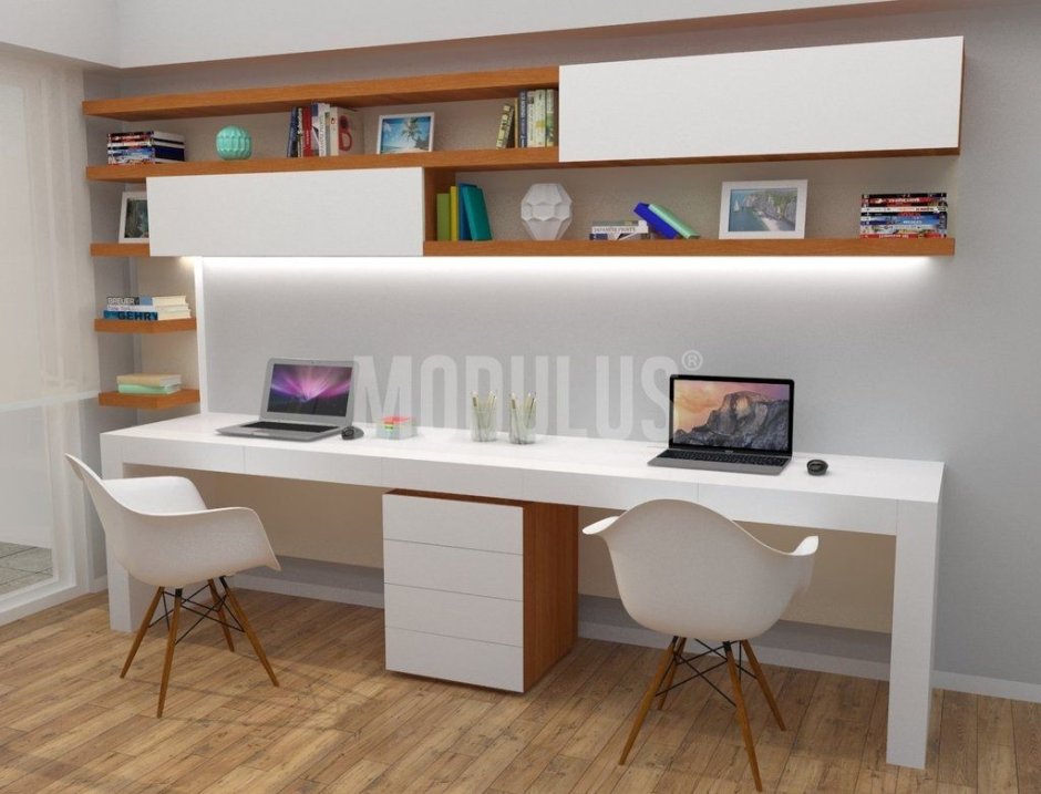 Стол компьютерный Homeoffice (белый, 1200х550х964 мм)