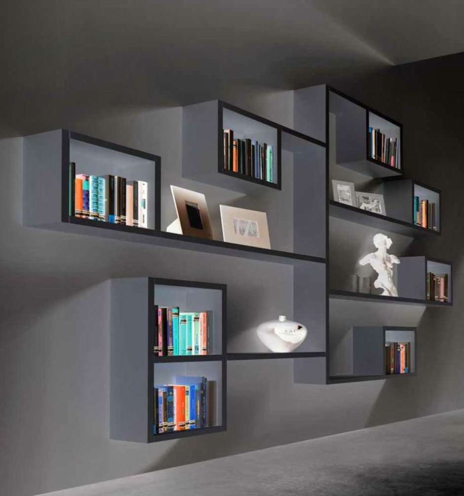 Современные книжные полки