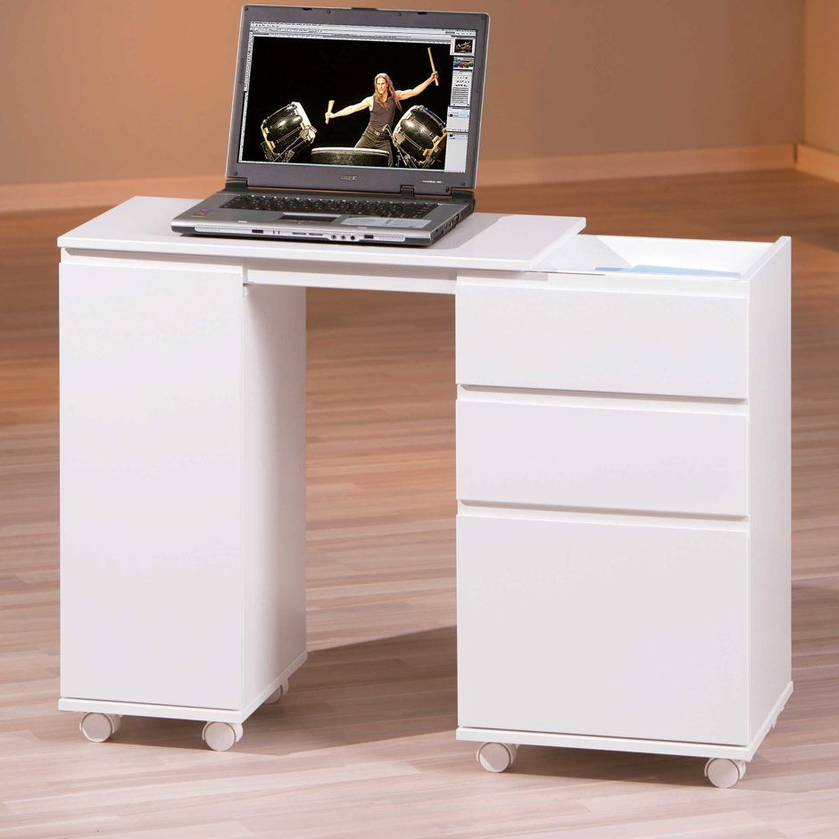 Компьютерный столик белый