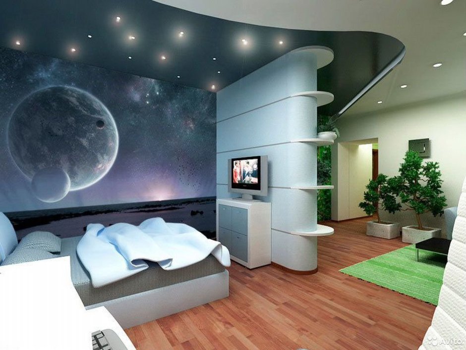 Квартира в стиле космос