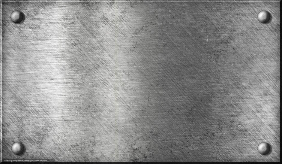 Металлическая табличка с заклепками