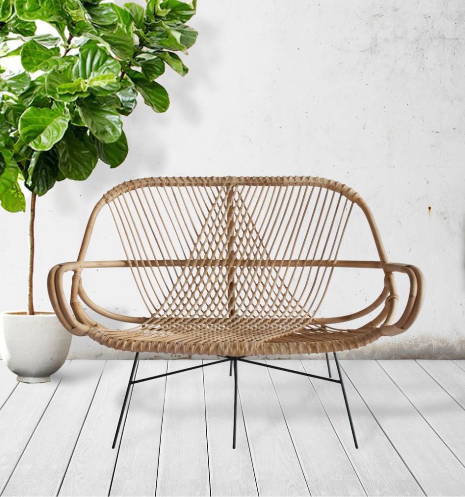 Дизайнерские кресла из ротанга