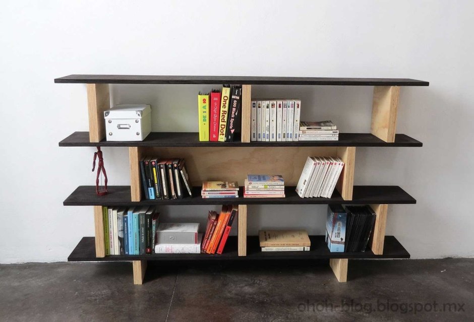 Красивые книжные полки