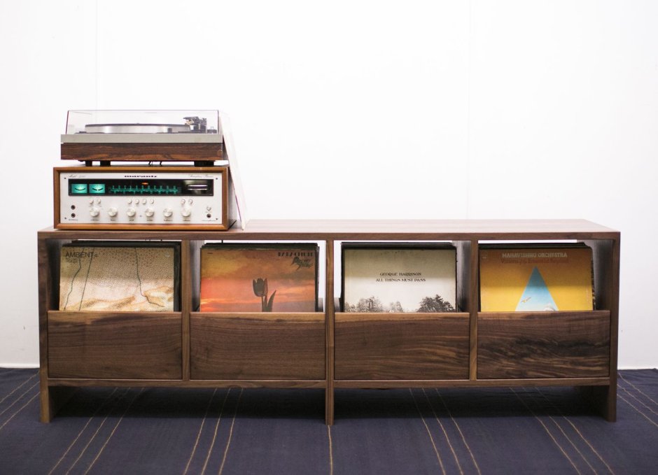 Shelf with Vinyl