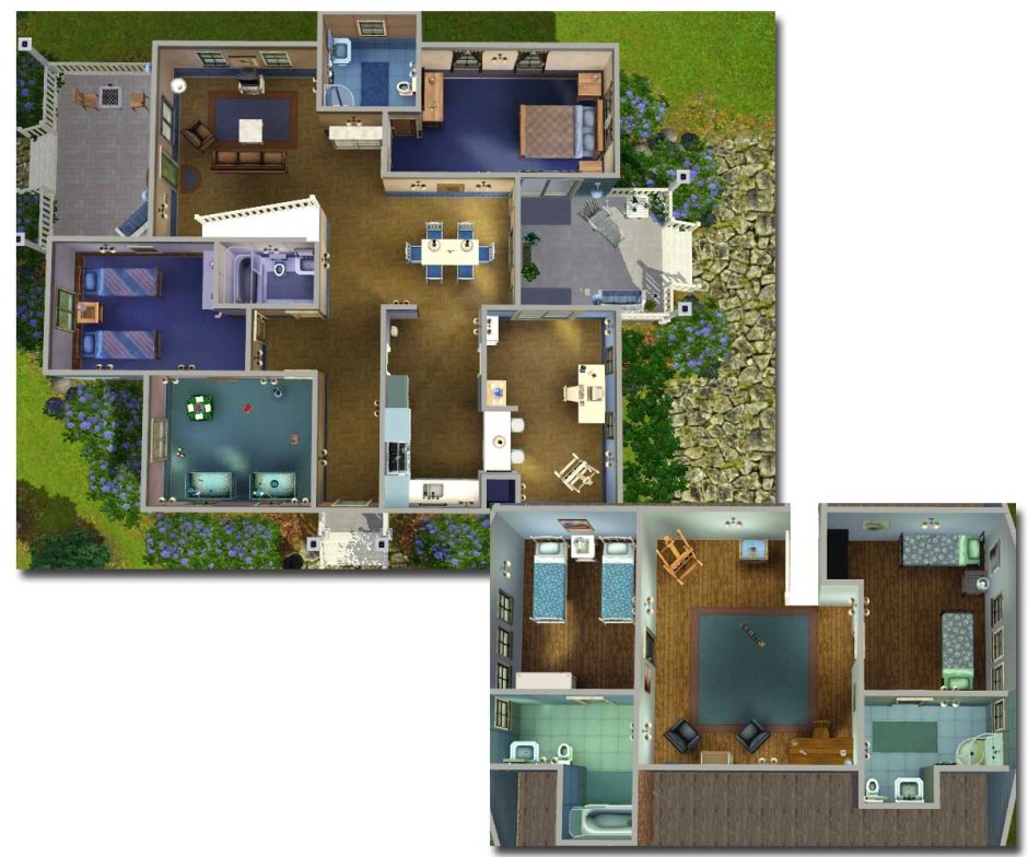 Plans big House the SIMS 4