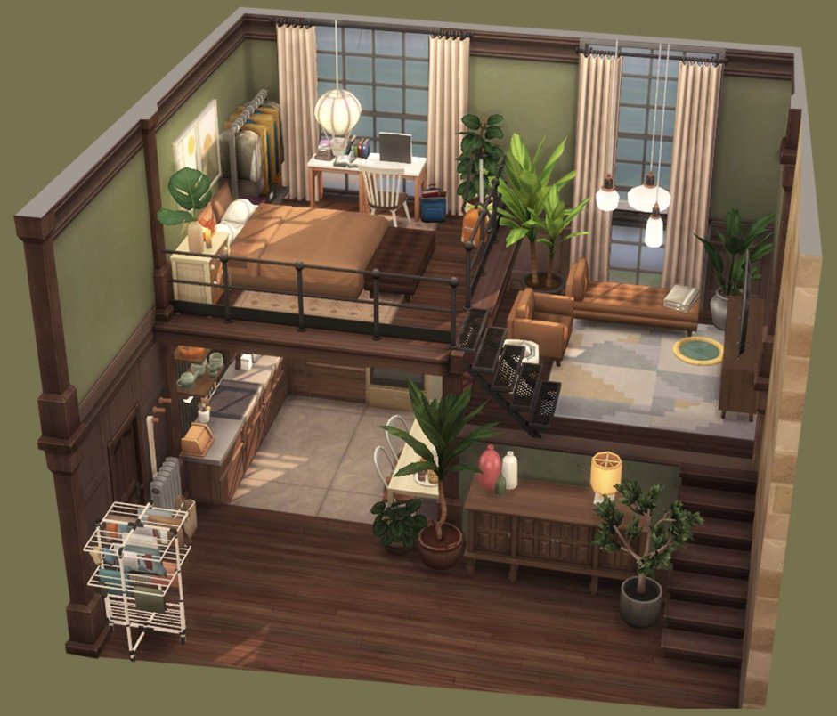 SIMS 4 cozy Interior