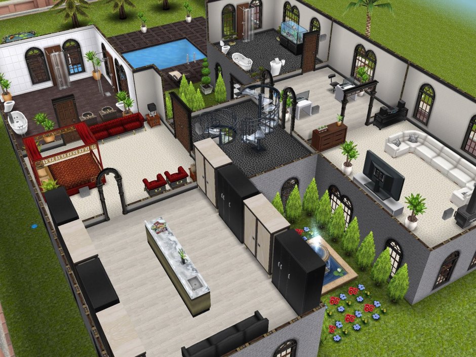 Дом в the SIMS FREEPLAY