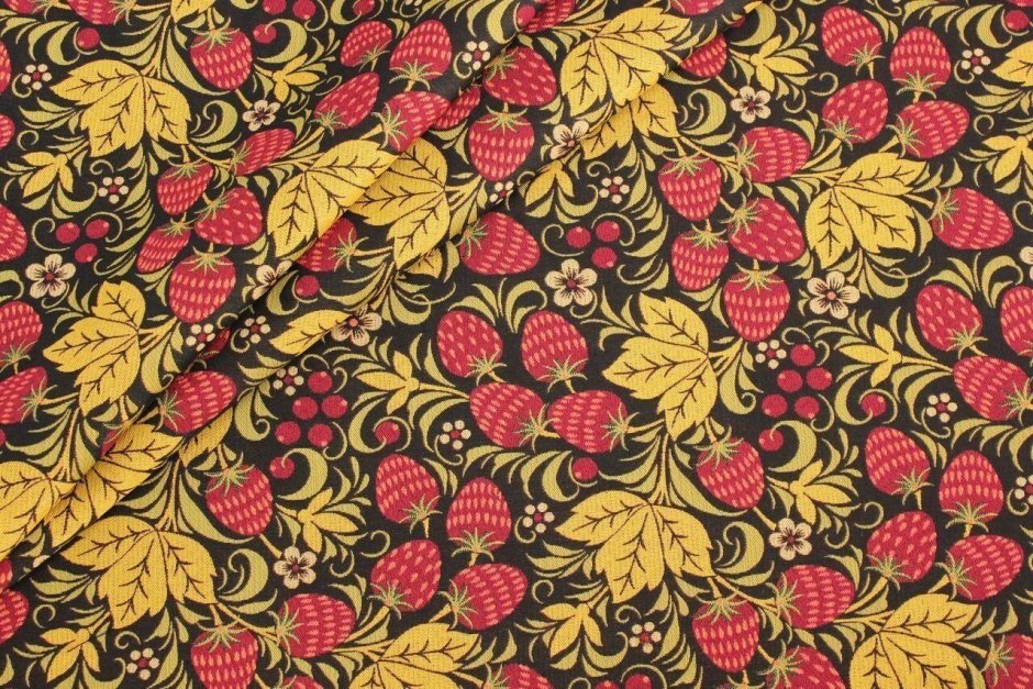 Ткань под хохлому