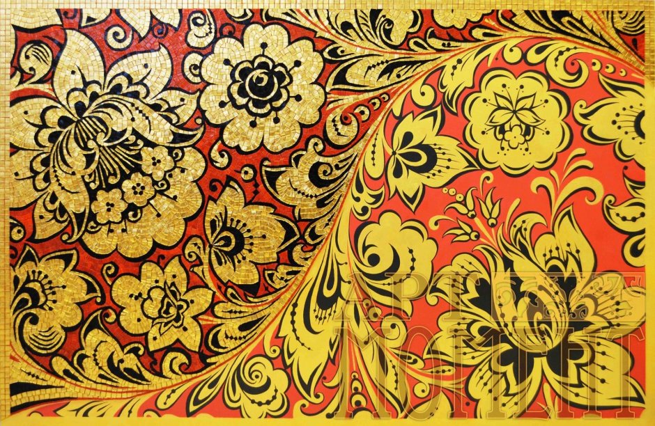 Хохломская роспись Кудрина