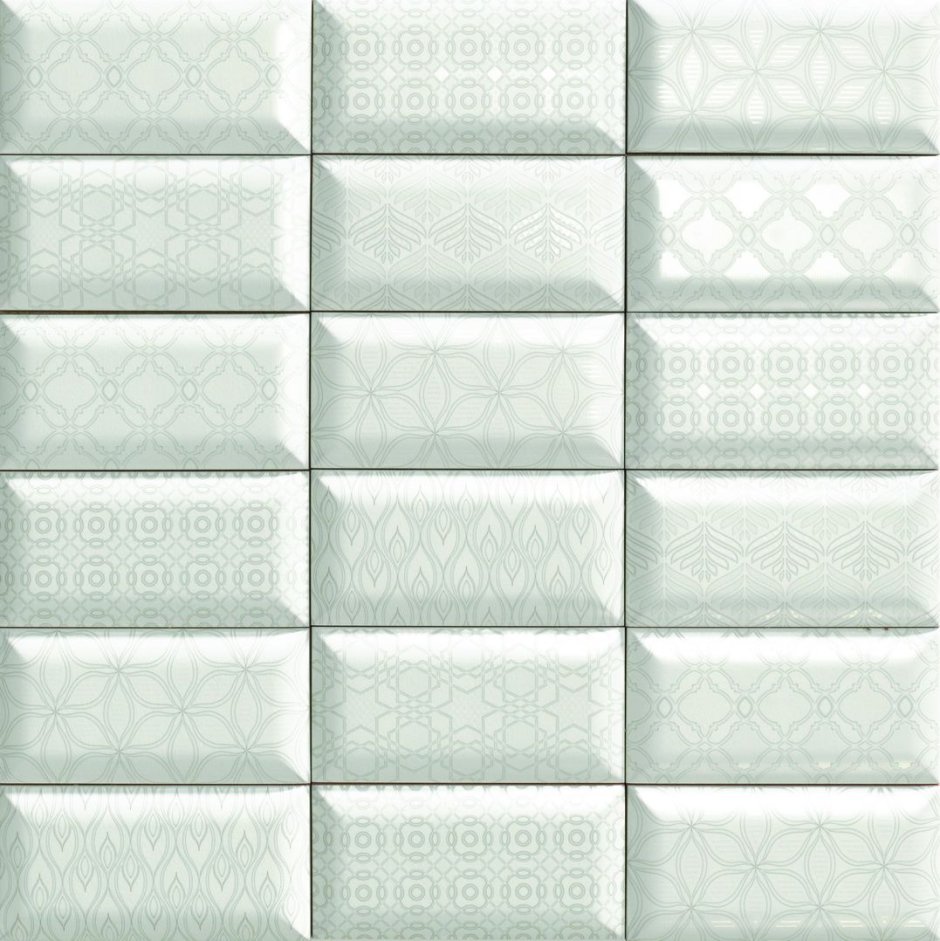 Mainzu bumpy Luxor White 10x20