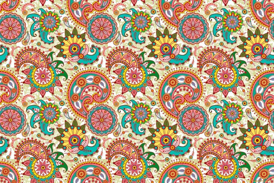 Восточный орнамент вектор паттерн
