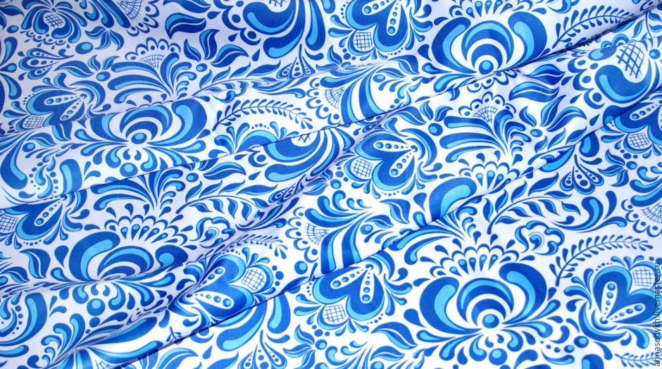 Орнаментальная стилистика Гжель