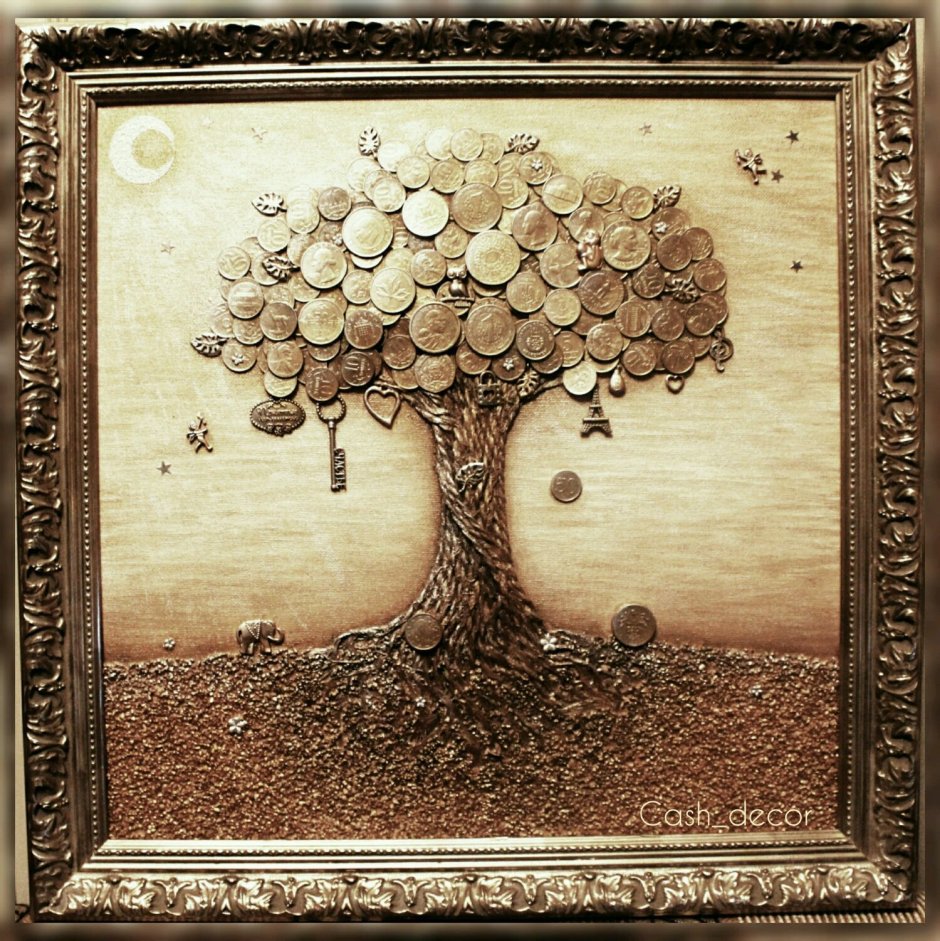 Панно "денежное дерево"