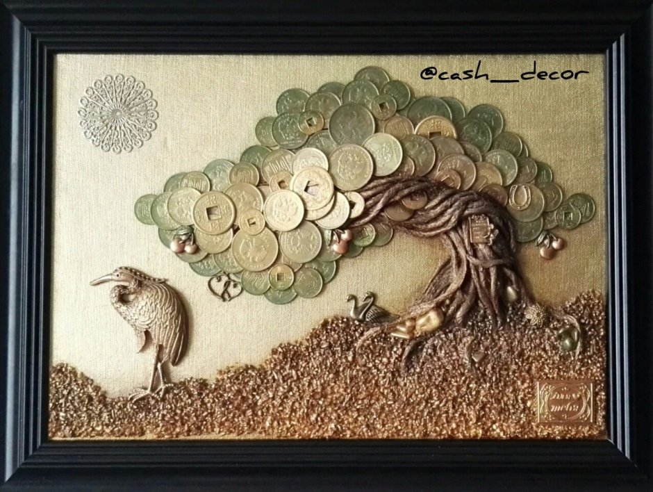 Интерьерная картина денежное дерево