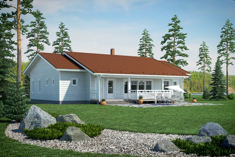 Финские проекты одноэтажных домов