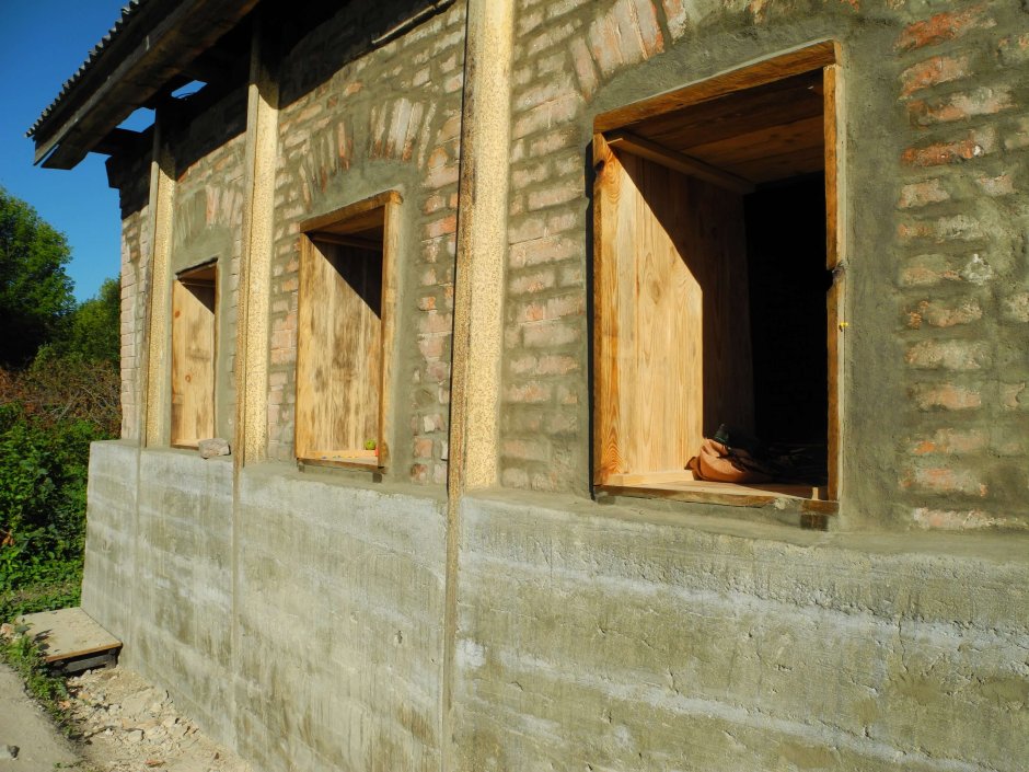 Реконструкция старого дома в деревне