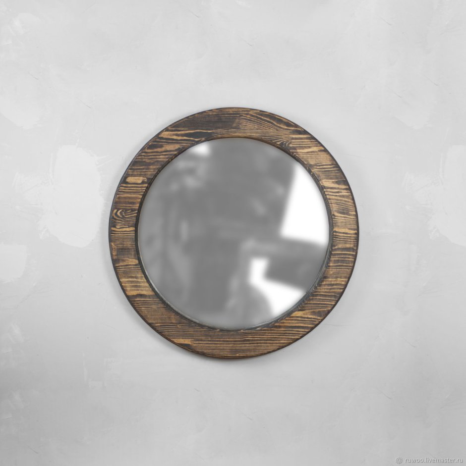Зеркало roundled_100_палисандр