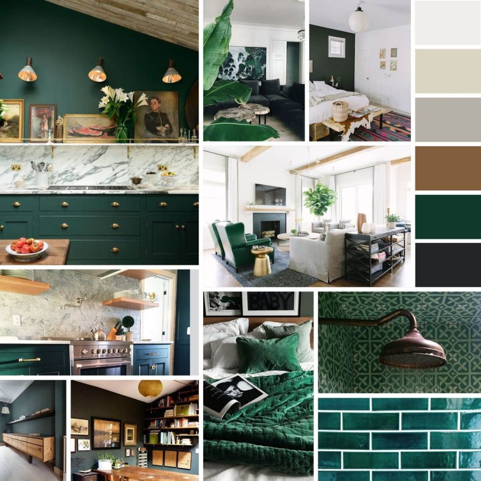 Sage Green 80 в интерьере