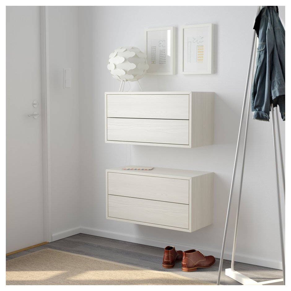 Подвесная тумба ikea белая