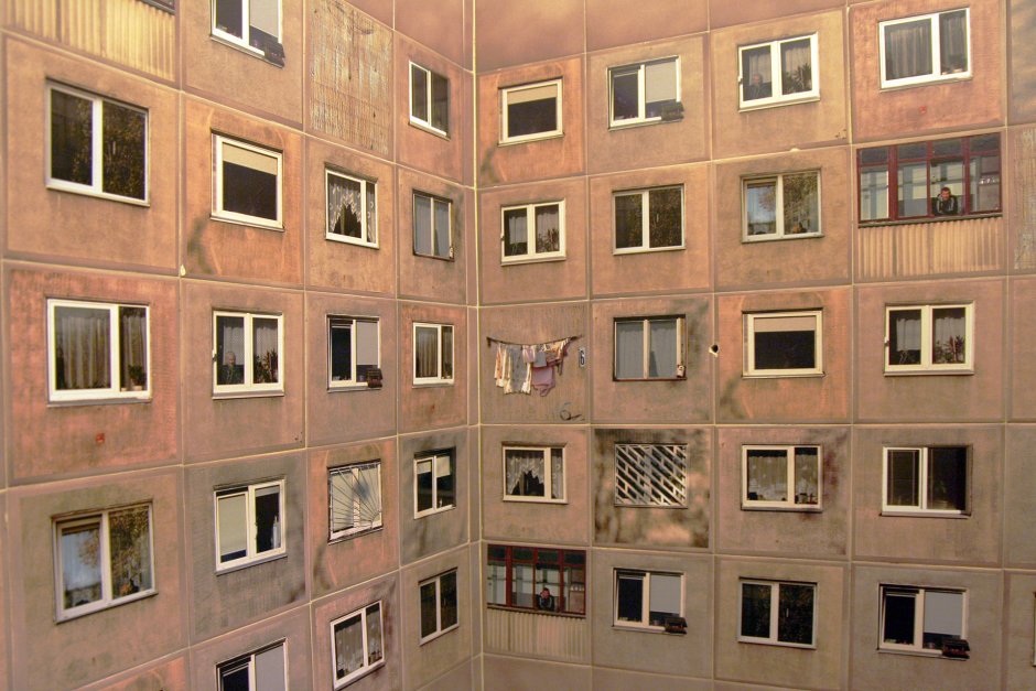 Пятиэтажный панельный дом
