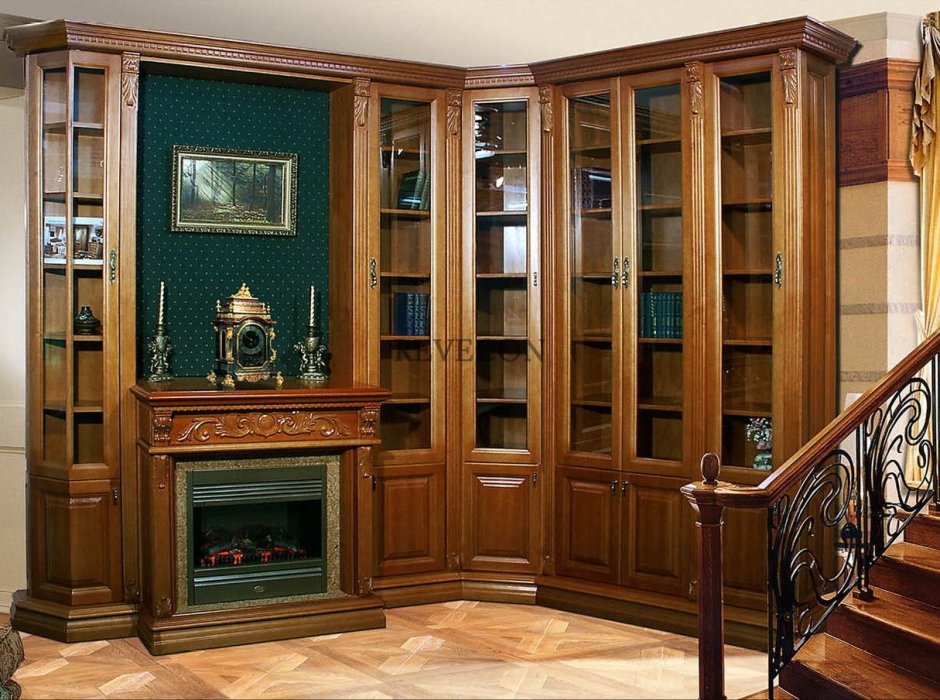 Книжный шкаф Босфор массив дуба
