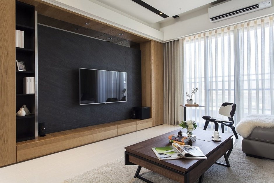 Гостиная зона телевизора